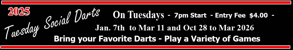 Tuesday Darts